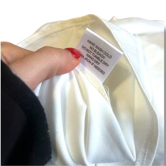 Revolve NBD Swoon Sexy White Bustier Dress Lace Peplum Open Back Bridal Size Sm - Picture 14 of 14